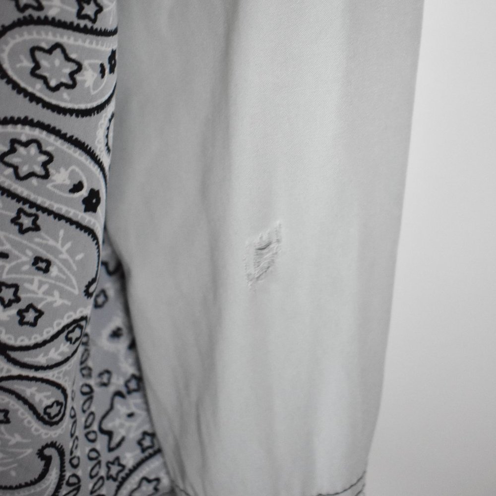 Free People Patchwork Tunic Button Down Shirt - image 6